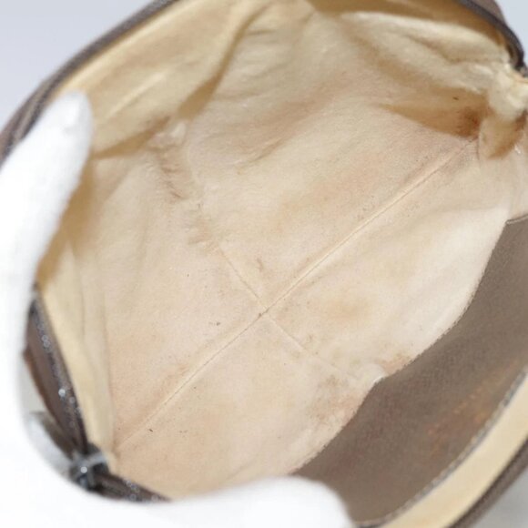 GUCCI GG Supreme Web Sherry Line Shoulder Bag PVC Beige 904 02 047 Auth 111359 - Picture 10 of 16